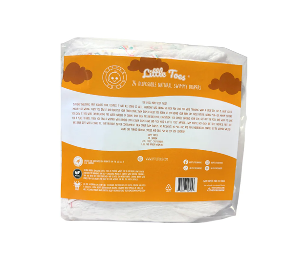 Little Toes® Natural Disposable Swim Diapers — 24 Pack