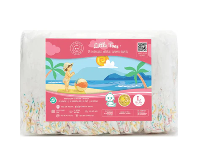 Little Toes® Natural Disposable Swim Diapers — 24 Pack