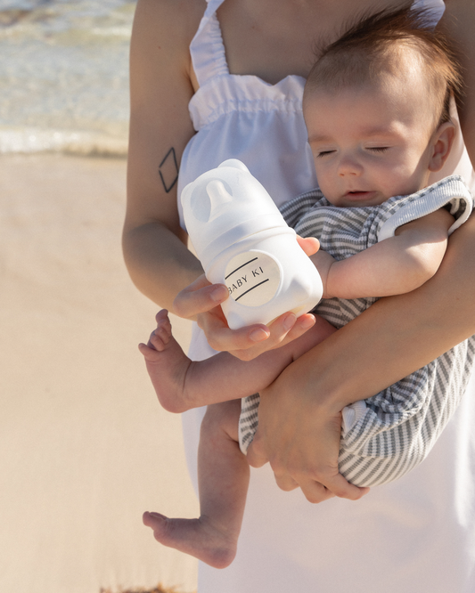 Baby Ki 3-Pack 6oz Glass Bottle