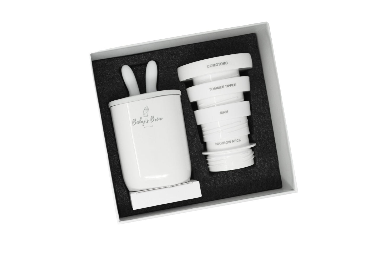 Baby's Brew - Portable Bottle Warmer Adapter Set (Warmer + Four Adapters)