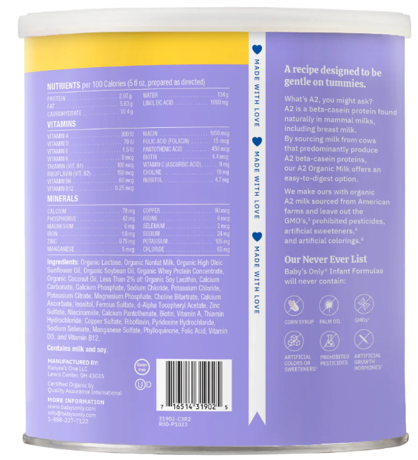 Baby's Only - A2 Organic Milk Infant Formula - (0-12 months)