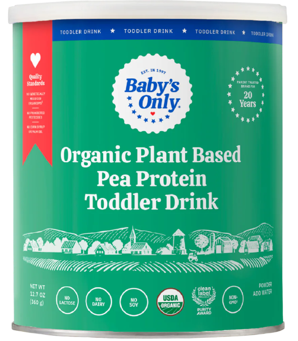 Baby's Only - Organic Plant Based Pea Protein Toddler Drink