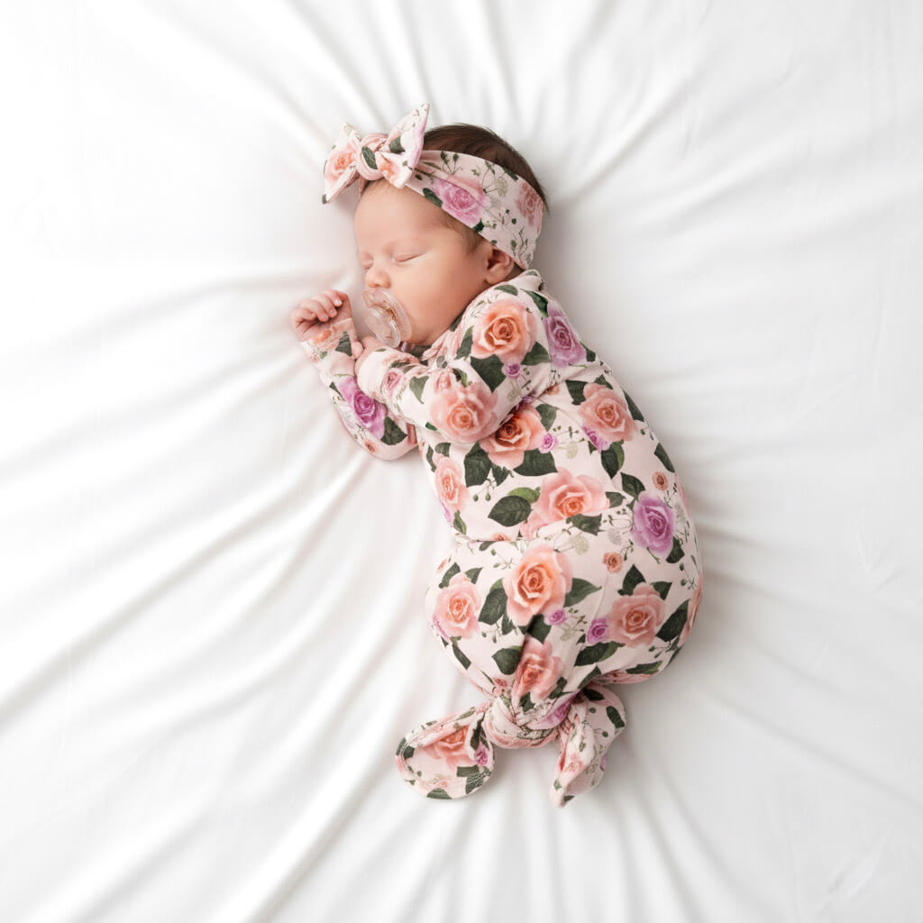 Knotted Gown Set - Headband