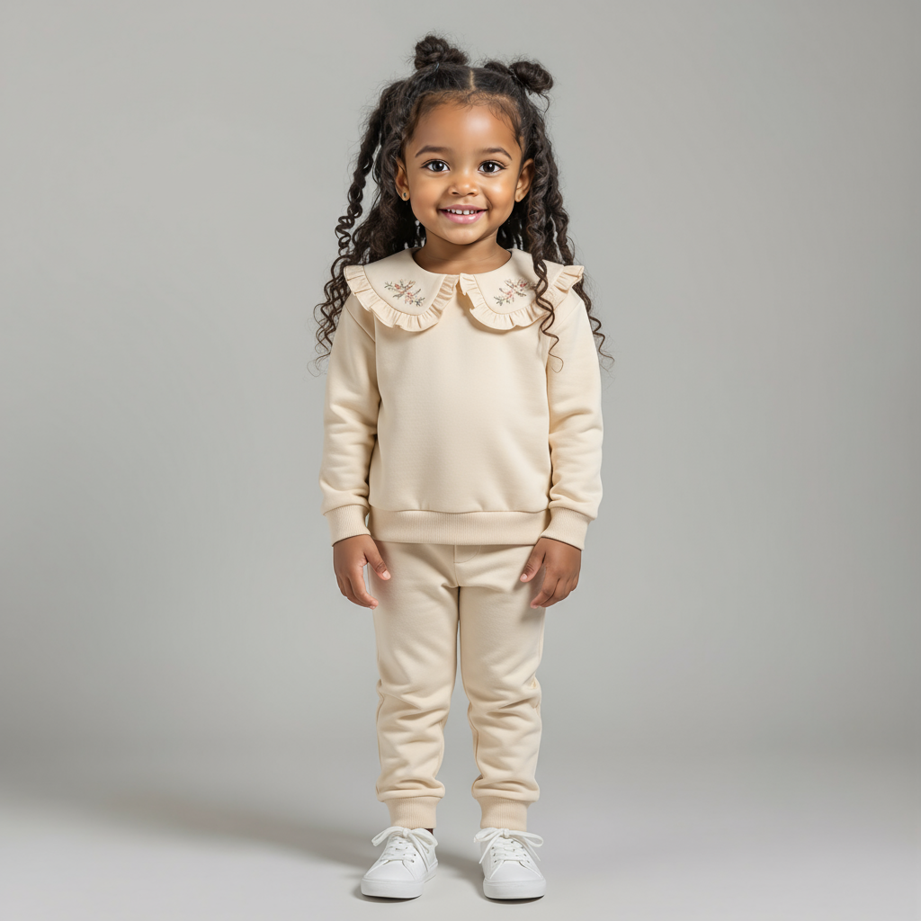 Embroidered Frill Collar Play Set