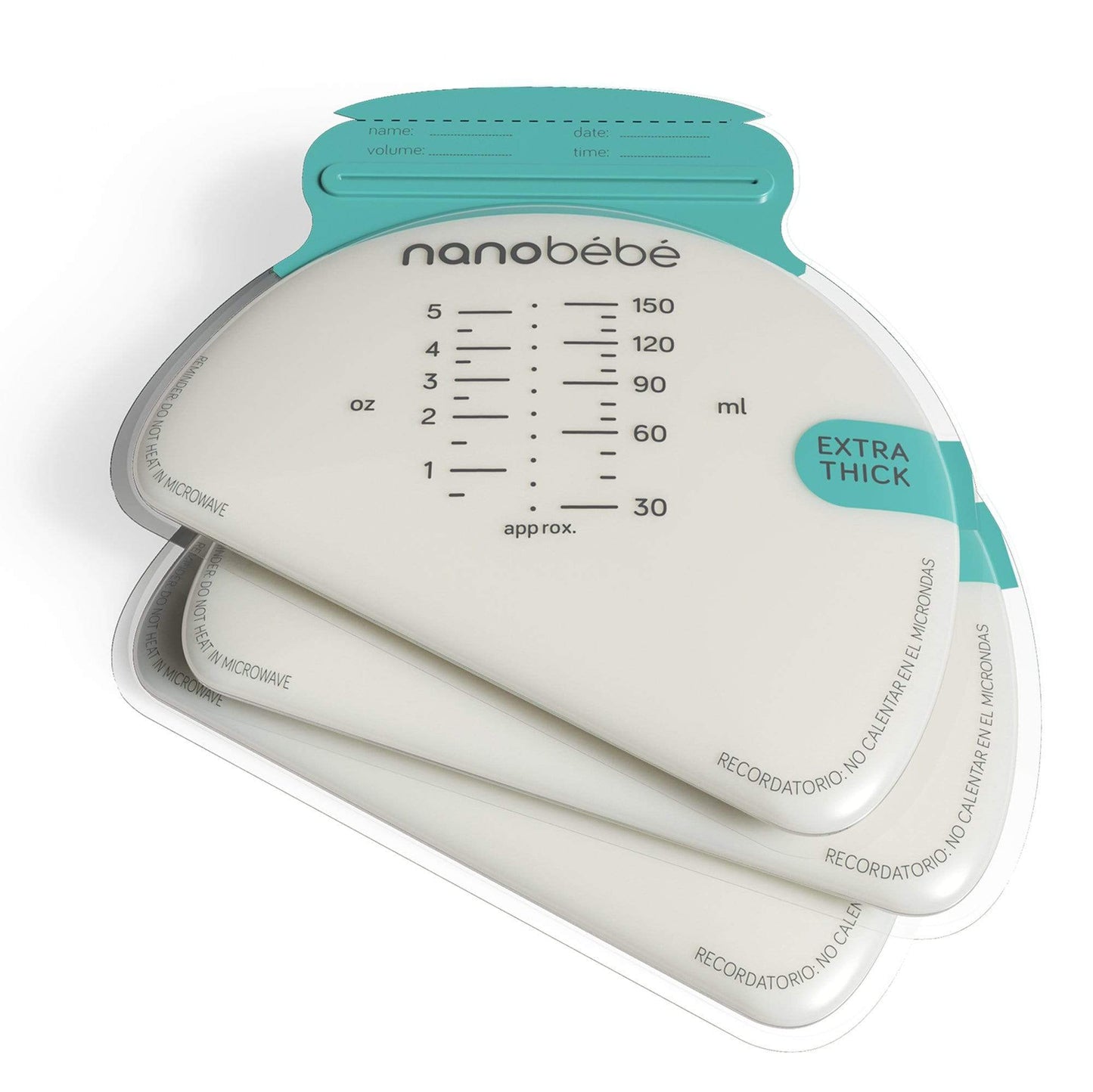 Breast Milk Storage Bag Refills by Nanobébé US