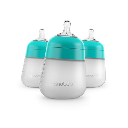 9oz Flexy Silicone Baby Bottle by Nanobébé US