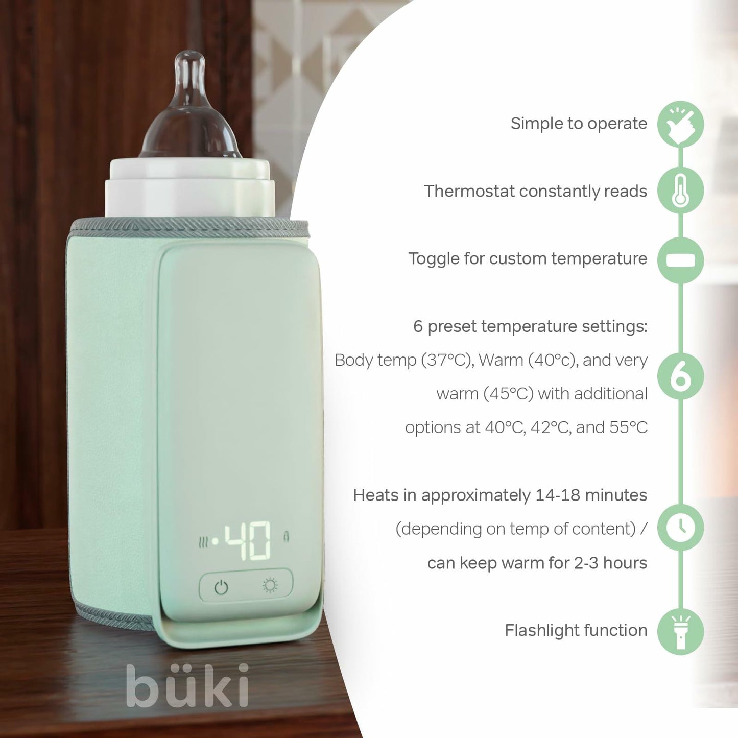 Büki - Portable Bottle Warmer