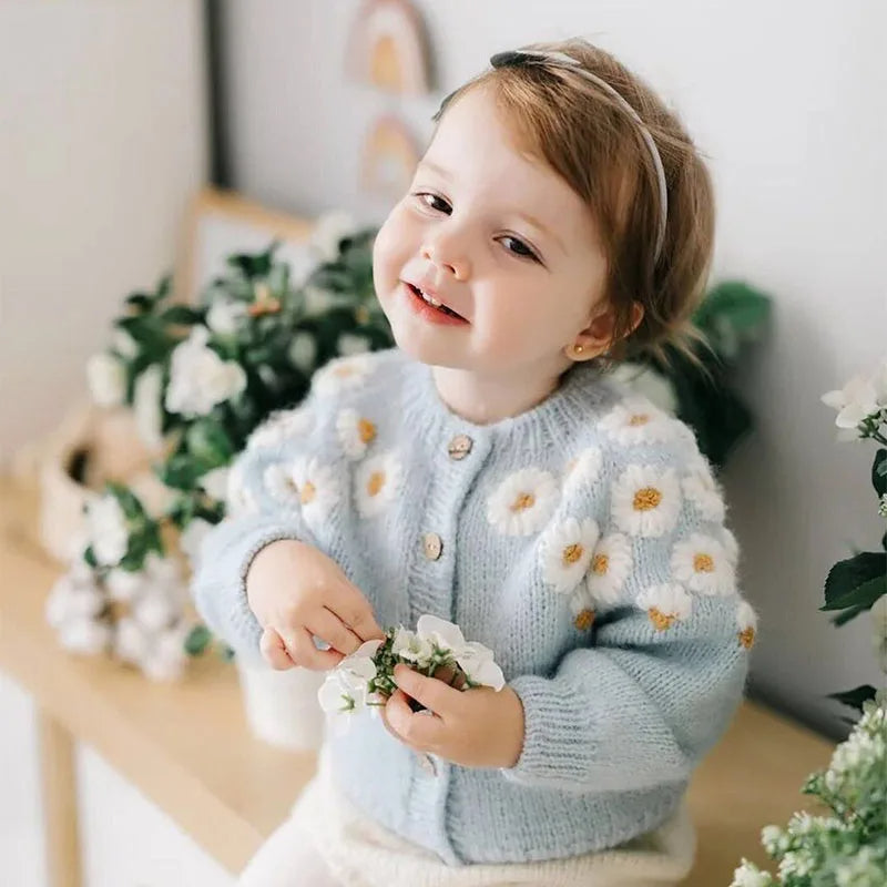 Sunflower Embroidered Cardigan