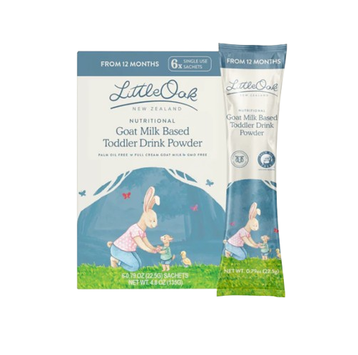 LittleOak - Stage 3 - Natural Goat Milk Toddler Drink Sachet (12+ months)