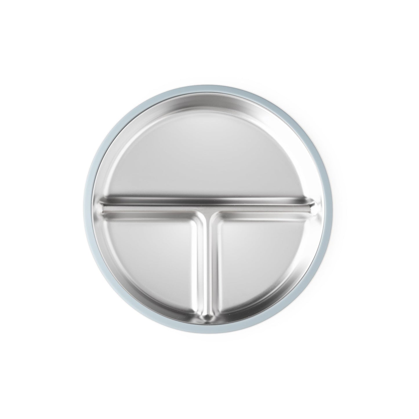 Stainless Steel Plate Set of 2 (Butter Yellow & Baby Blue)