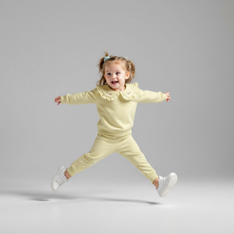 Embroidered Frill Collar Play Set